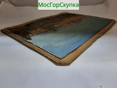 Картина Вид Самарканда — Уфимцев- картон, масло