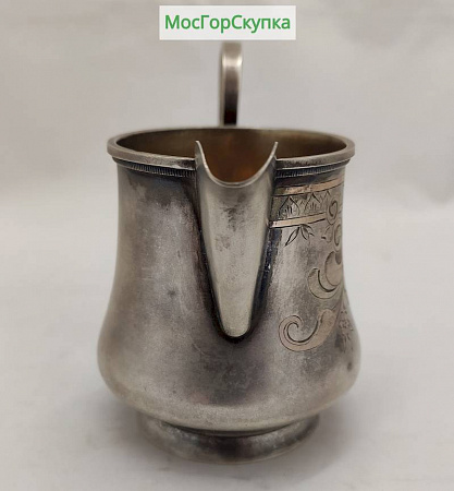 Молочник серебро 84 пробы. И.С.