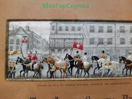 Картина вышивка - The Lady Godiva Procession - Англия