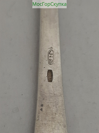 Ложка чайная — серебро 875 пробы — 14 см