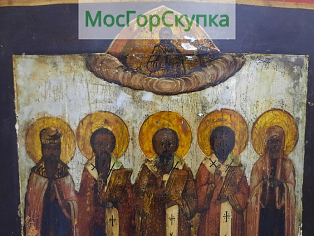 Икона Святые — 19 век