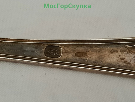 Ложка столовая. Серебро 875 проба