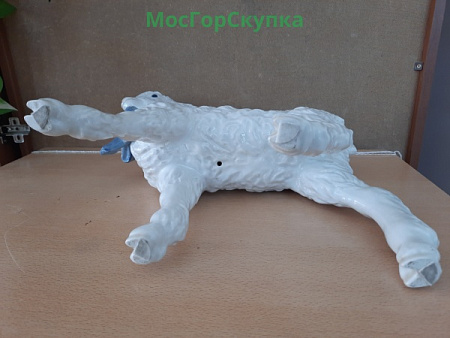 Статуэтка Козлёнок с бантиком - Дулёво