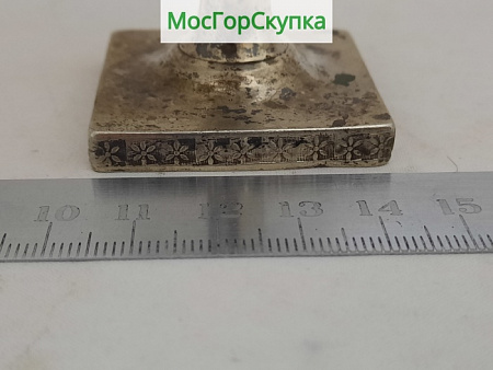 Стопа Каретная — Серебро 12 лотов — Европа 19 век