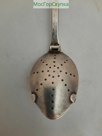 Ложка чайная — серебро 875 пробы, 24 грамма