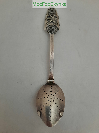 Ложка чайная — серебро 875 пробы, 24 грамма