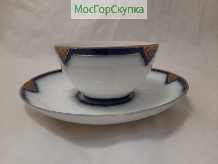 Чайная пара Кузнецов Начало 20-го века