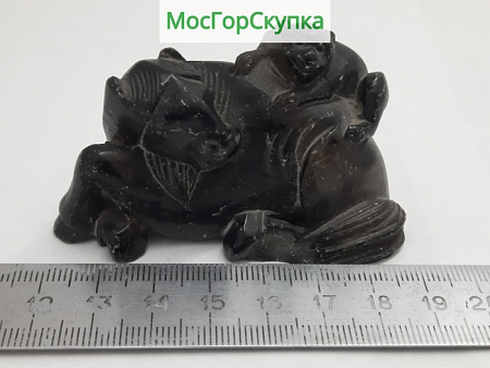 Статуэтка Бык с обезьяной — Камень.