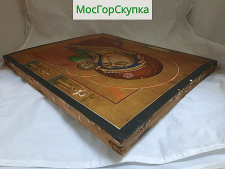 Икона Богородица Казанская. Размер 36 х 31 см — 19 век