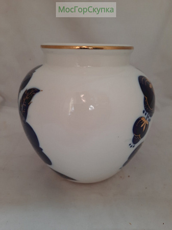 Ваза фарфоровая "Цветы" ЛФЗ