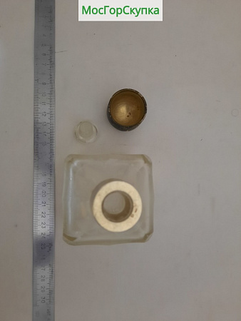 Флакон парфюмерная — Серебро 84 проба, Стекло