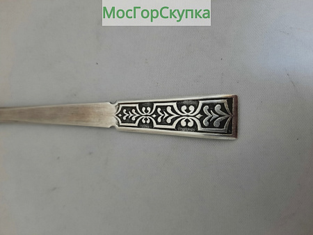 Ложка чайная — серебро 875 пробы, 25 грамма