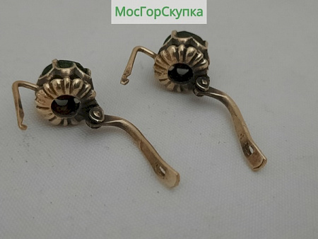 Серьги — Серебро 875 проба