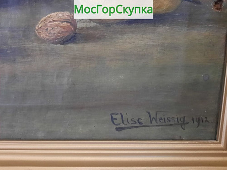 Картина Натюрморт — холст, масло 1912 год