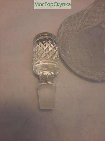 Хрустальный графин — Серебро 875 проба