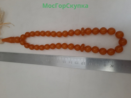 Чётки. Янтарь. Вес 23 грамм