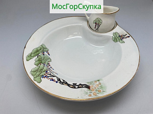 Купить Набор фарфоровый — Дулёво 1930-50 годы