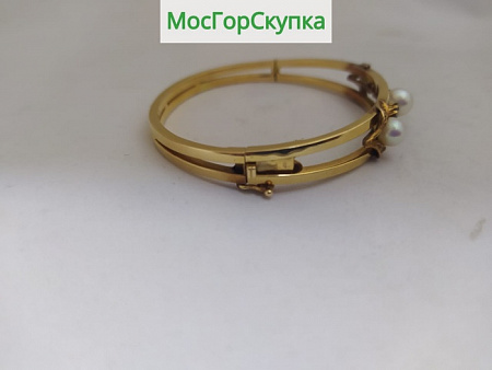 Золотой браслет, ювелирная вставка