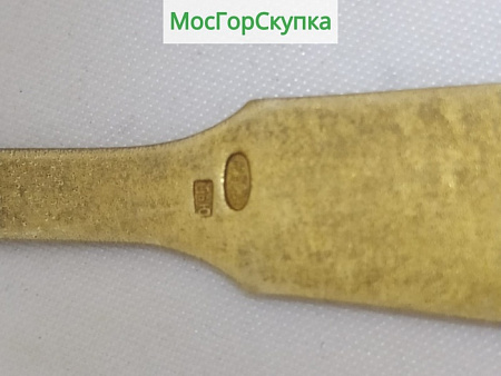 Ложки чайные 3 штуки — Серебро 875 проба