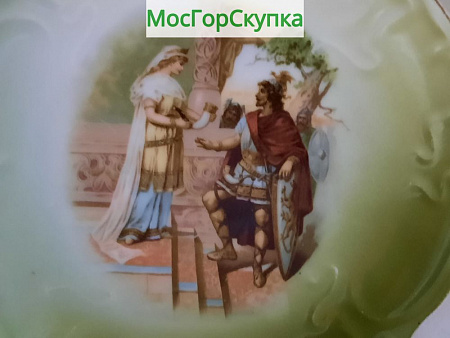 Тарелка настенная — Товарищество Кузнецова ,14 см