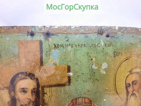 Икона Коронование Пресвятой Богородицы - 19 век.