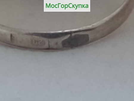 Кольцо, Серебро 875 проба