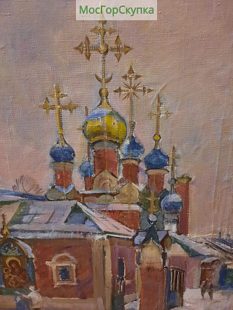 Картина Церковь Успения Божьей Матери в Гончарах холст масло