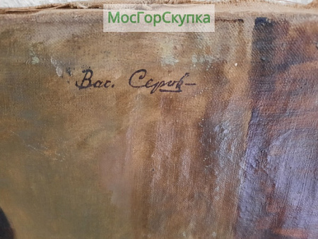 Картина Герой Соц. Труда — Холст, масло — В.Серов