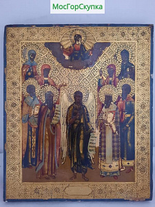 Купить Икона Собор Иоанна Предтечи — 19 век