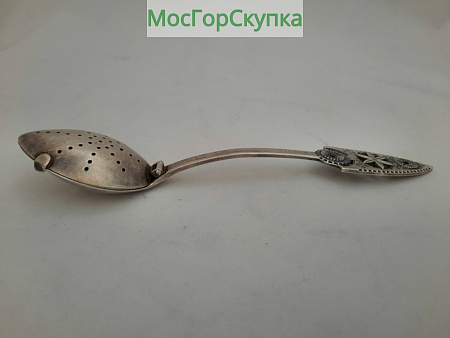 Ложка чайная — серебро 875 пробы, 24 грамма