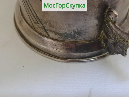 Подстаканник Серебро 875 проба — 144 грамма