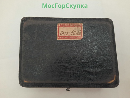 Ювелирная коробочка - М.П Шапошниковъ - Москва, верхние торговые ряды