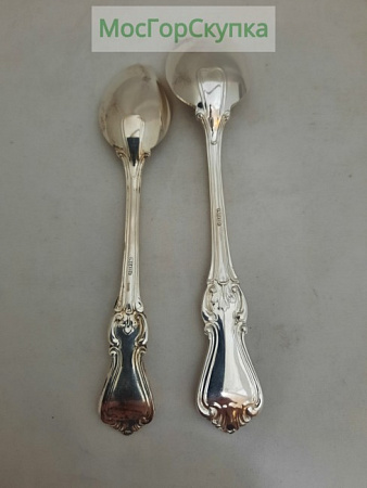 Ложки - чайная и кофейная  — Серебро 830 проба