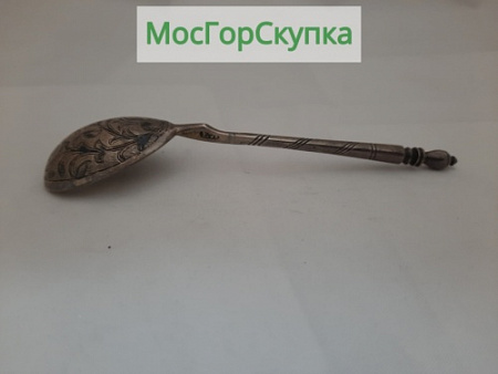 Ложка чайная. Серебро 84 проба
