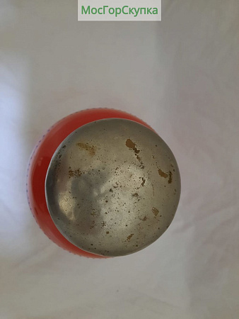 Чайница Стекло эмаль латунь