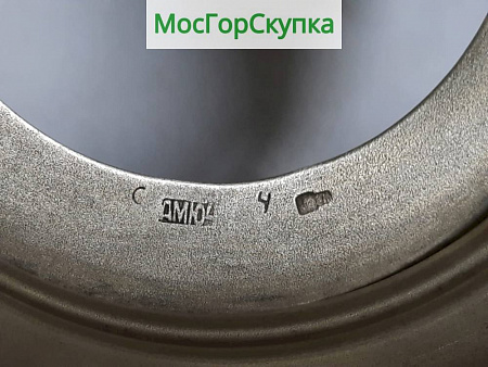 Подстаканник Танец Серебро 875 проба — 100 мм