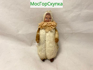 Купить Ёлочная игрушка Ребёнок — вата, папье-маше