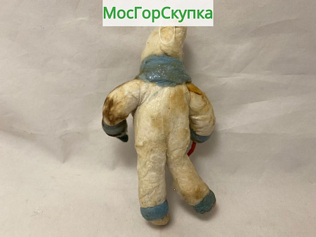 Ёлочная игрушка Девочка с обручем — вата, папье-маше