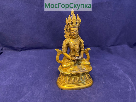 Статуэтка Будды — Бронза, золочение