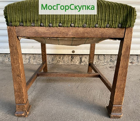 Кресло старинное. Высота 100 см, ширина 50 см, спинка 55 см — Модерн, начало 20-го века