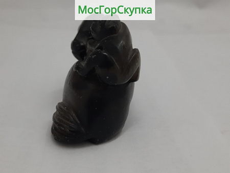 Статуэтка Бык с обезьяной — Камень.