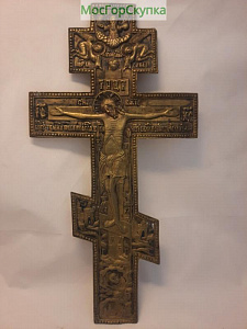 Купить Крест распятие. Литье — 19 век