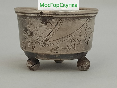 Солонка из серебра — серебро 84 проба