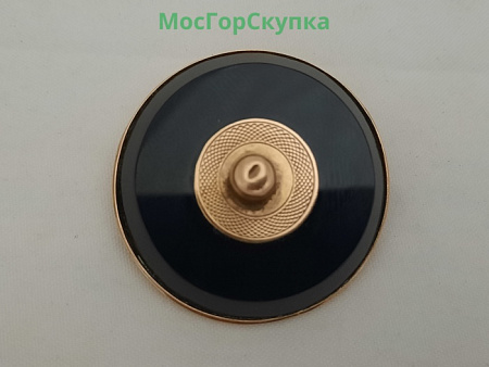 Брошь. Золото 56 проба, ювелирная вставка