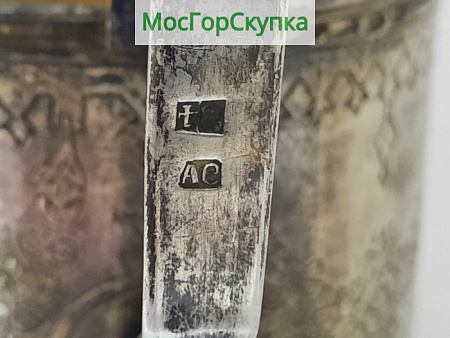 Подстаканник — Вес 113 грамм — серебро 84 проба