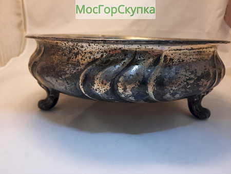Ваза Серебро 800 пробы, стекло