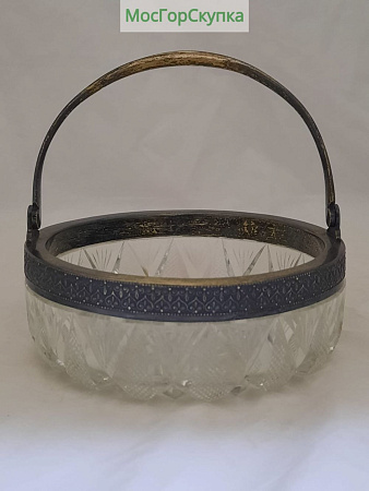 Конфетница Хрусталь СССР