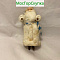 Ёлочная игрушка Дед Мороз — вата, папье-маше
