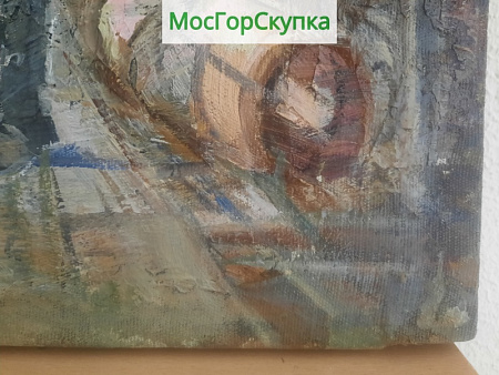 Картина Кировский металлургический завод — холст, масло — Авт. Иванова В.В