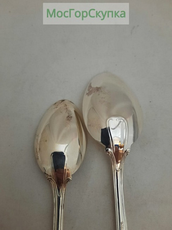 Ложки - чайная и кофейная  — Серебро 830 проба